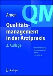 Cover: Qualitätsmanagement in der Arztpraxis