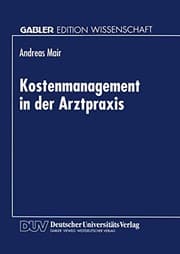 Cover: Kostenmanagement in der Arztpraxis