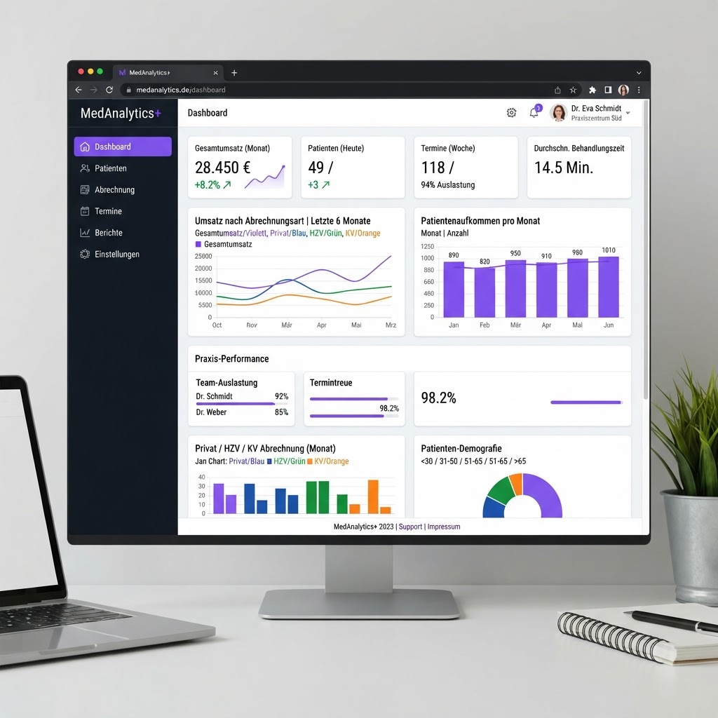 Effizienz Praxis – Analytics & KPI Auswertung